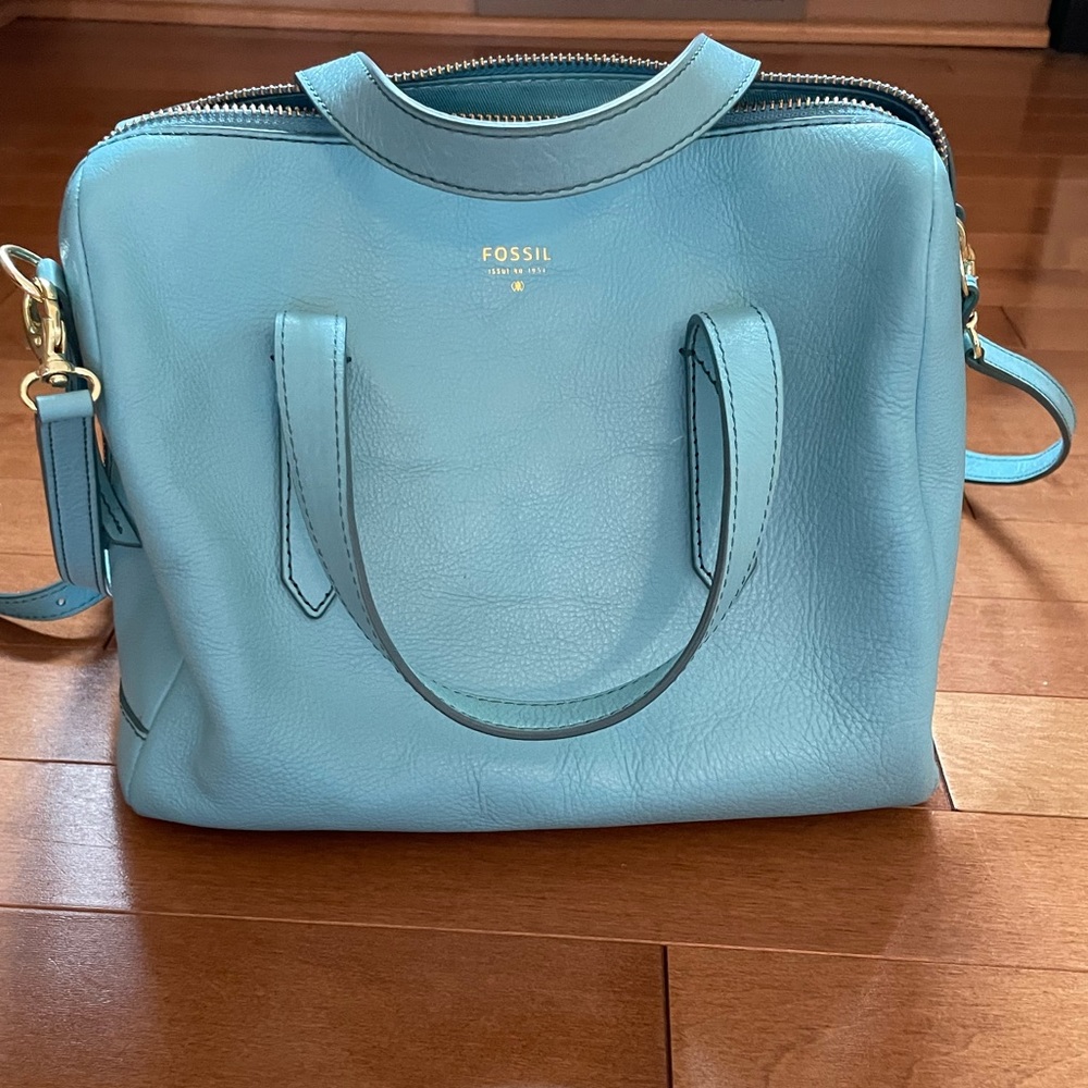 Blue Fossil Bag
